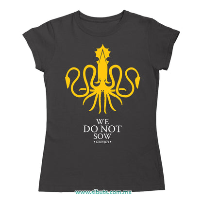 Playera Mujer Game Of Thrones House Greyjoy