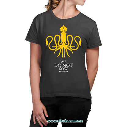 Playera Mujer Game Of Thrones House Greyjoy