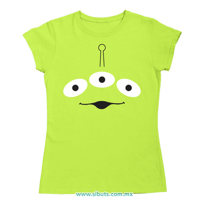 Playera Mujer Toy Story Marciano