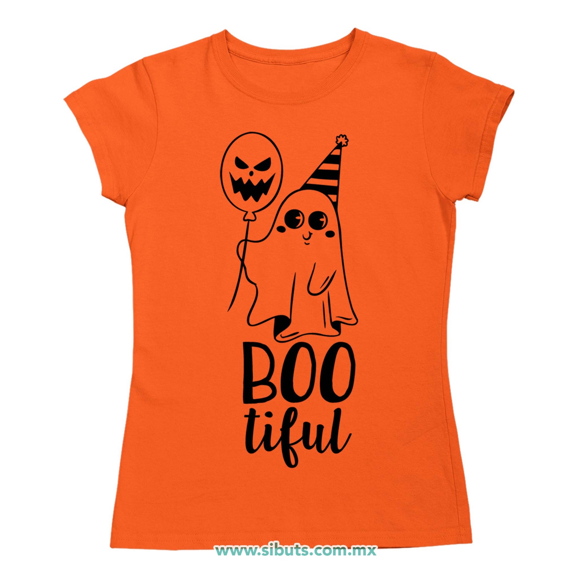 Playera Mujer Halloween Boo Tiful