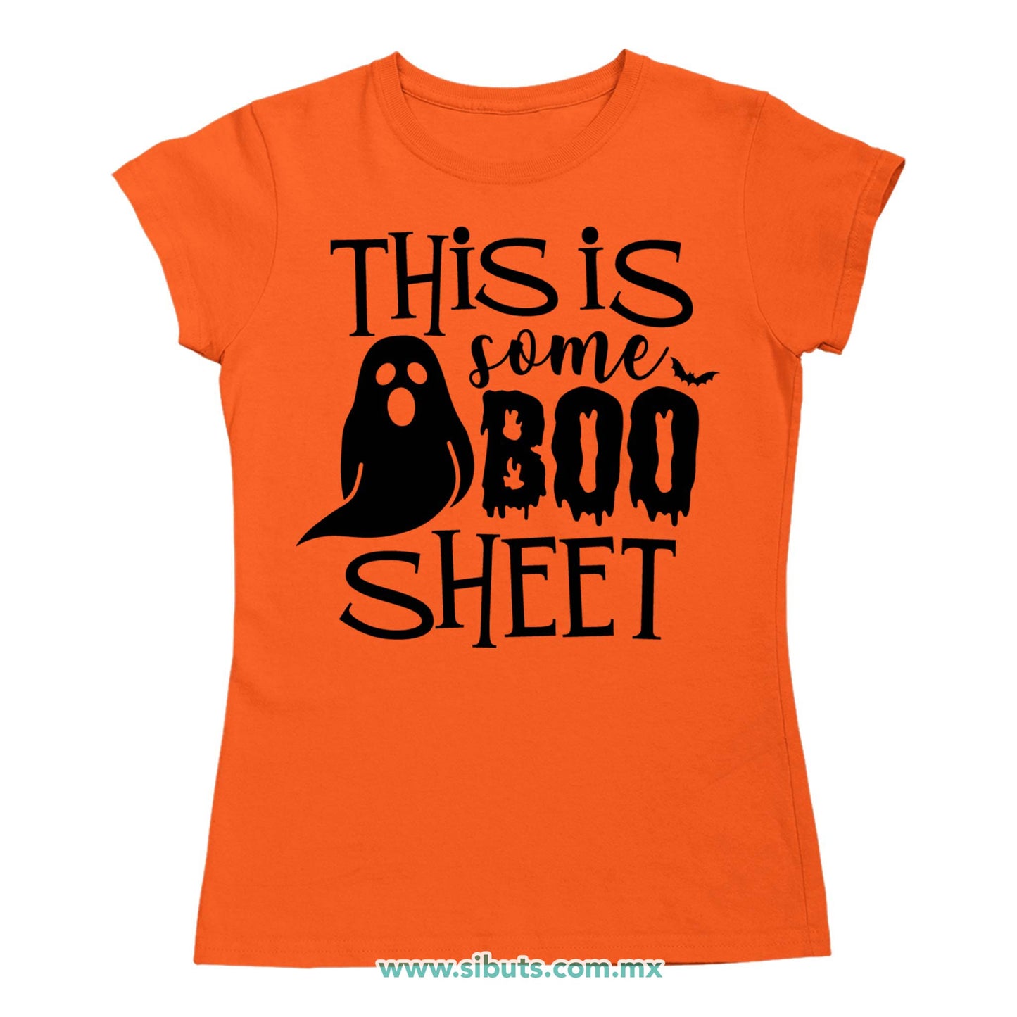 Playera Mujer Halloween This Is Some Boo Sheet