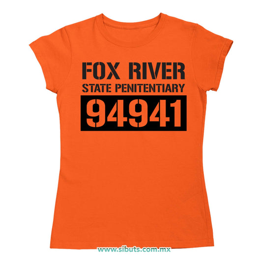 Playera Mujer Prison Break Fox River