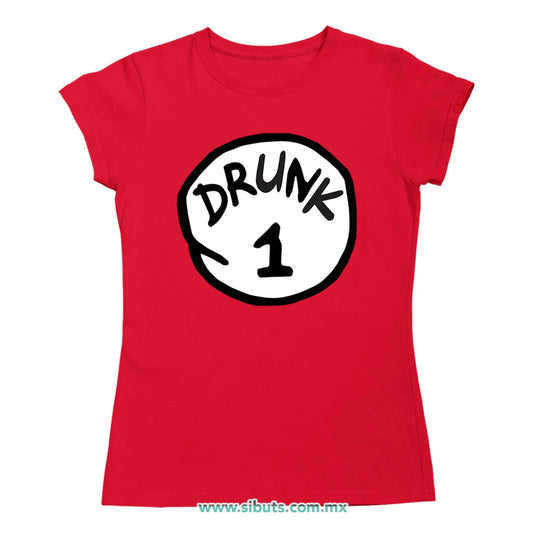 Playera Mujer Dr. Seuss Drunk 1