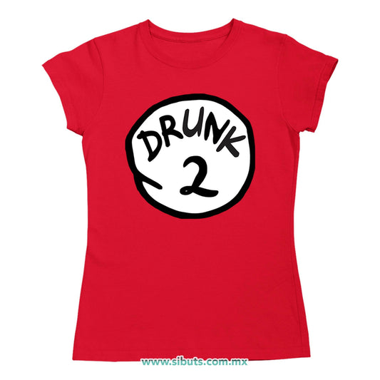Playera Mujer Dr. Seuss Drunk 2