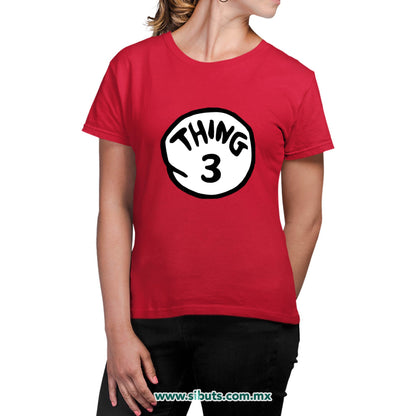 Playera Mujer Dr. Seuss Thing 3