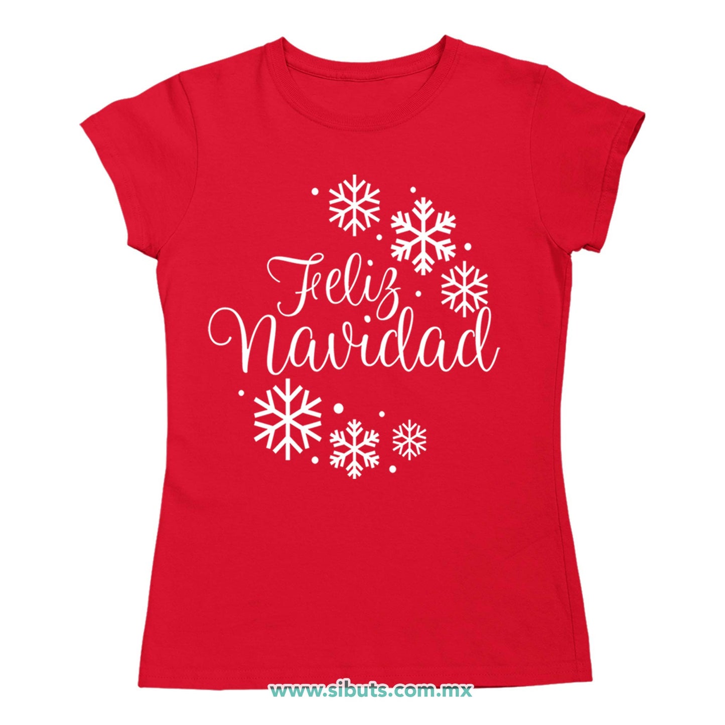 Playera Mujer Feliz Navidad
