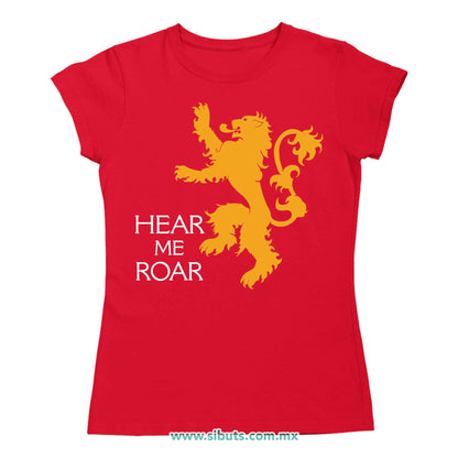 Playera Mujer Game Of Thrones House Lanister