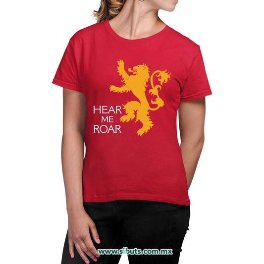 Playera Mujer Game Of Thrones House Lanister