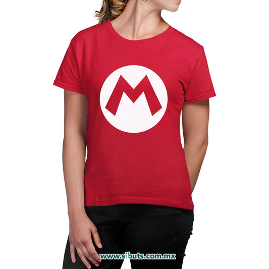 Playera Mujer Super Mario Bros