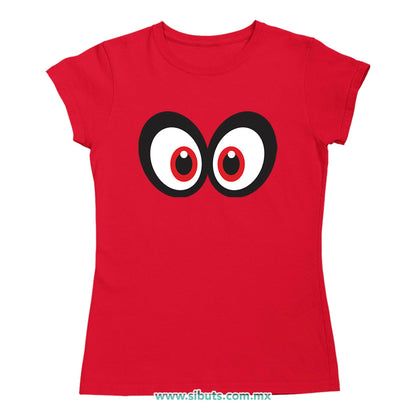 Playera Mujer Super Mario Odissey Cappy