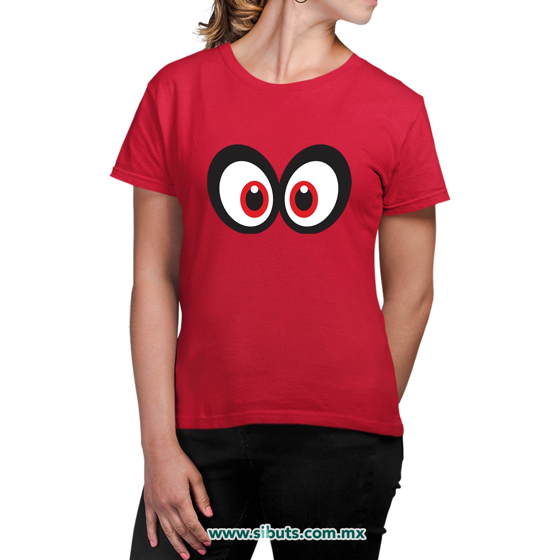 Playera Mujer Super Mario Odissey Cappy