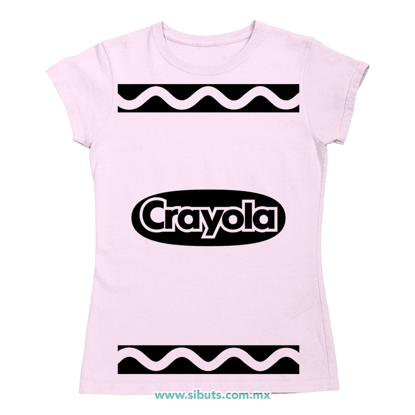 Playera Mujer Crayola Rosa