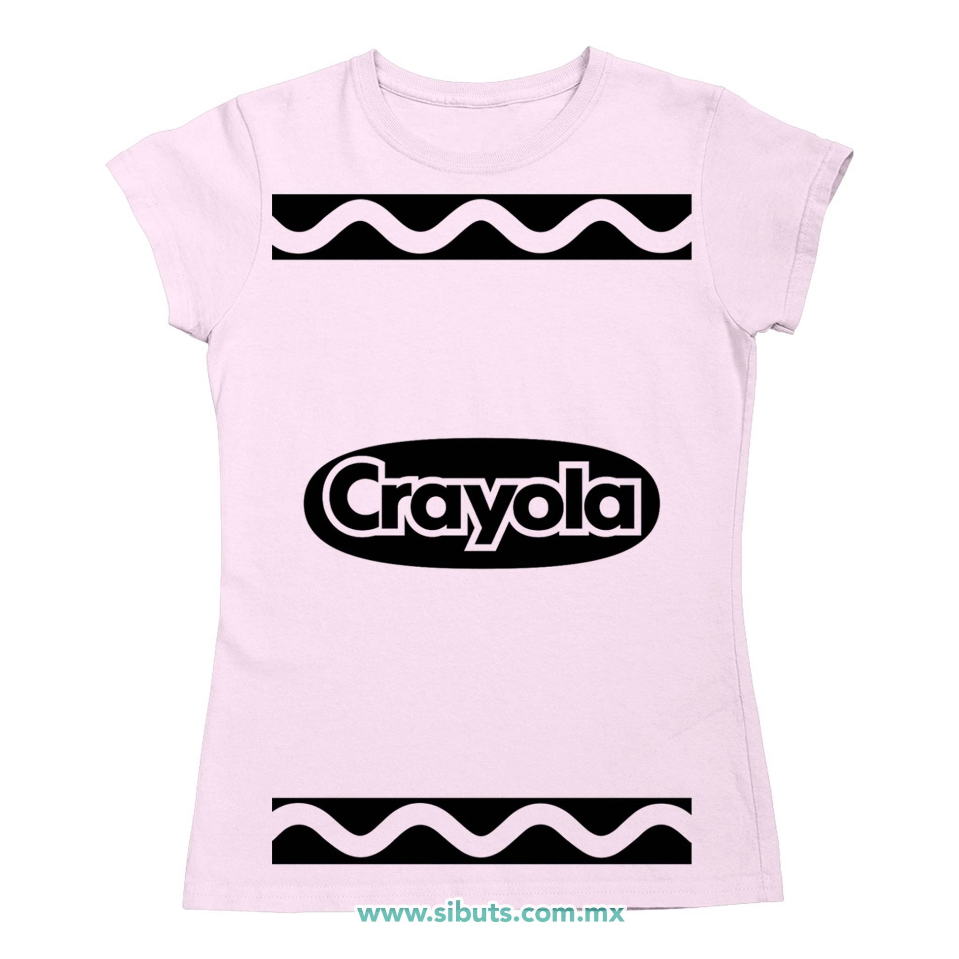 Playera Mujer Crayola Rosa