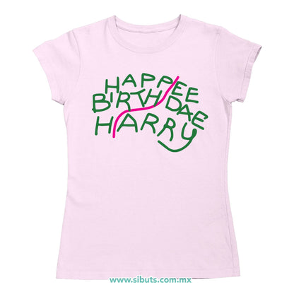 Playera Mujer Harry Potter Harry Birth