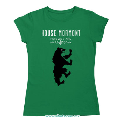 Playera Mujer Game Of Thrones House Mormont