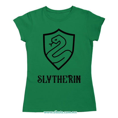 Playera Mujer Harry Potter Slytherin