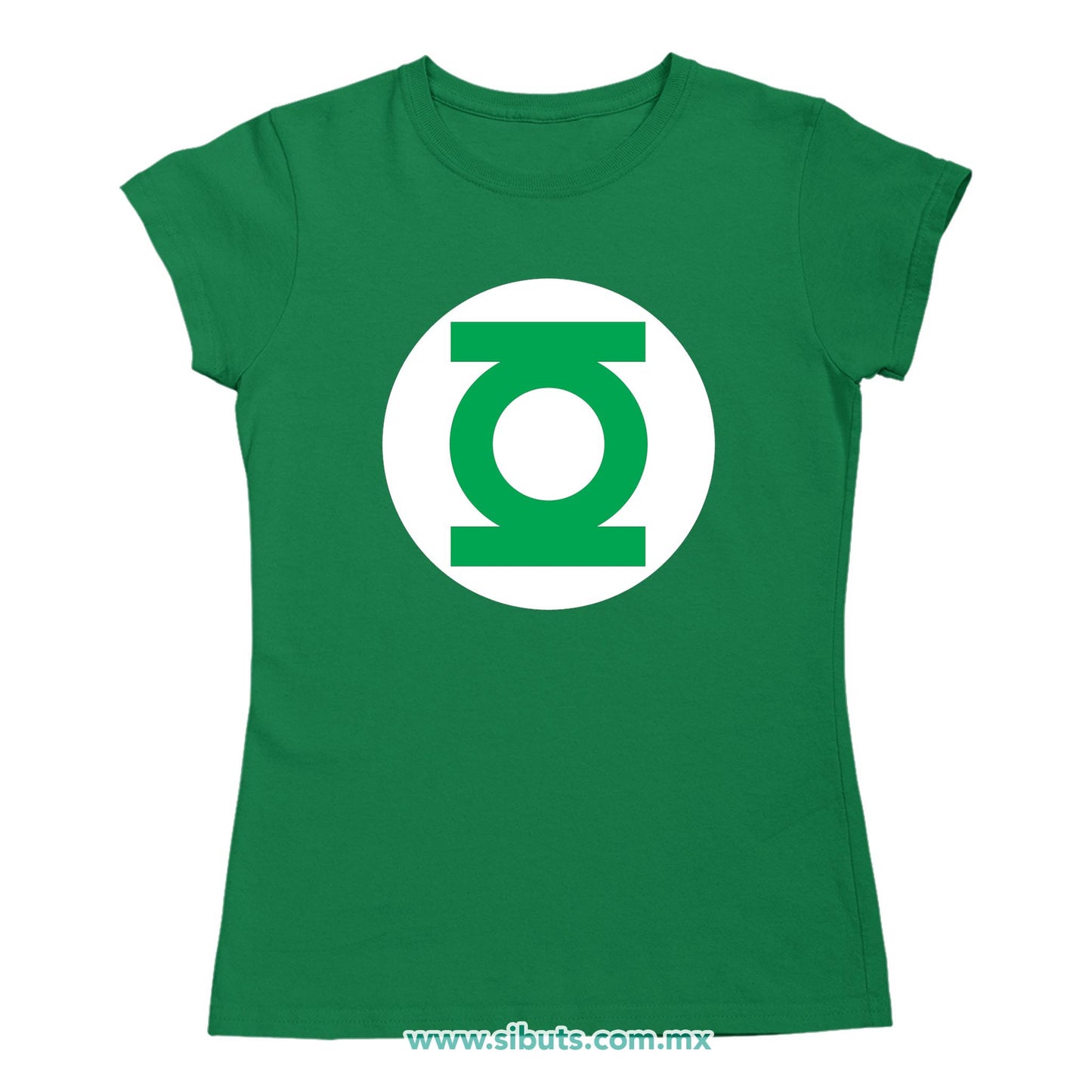 Playera Mujer Linterna Verde