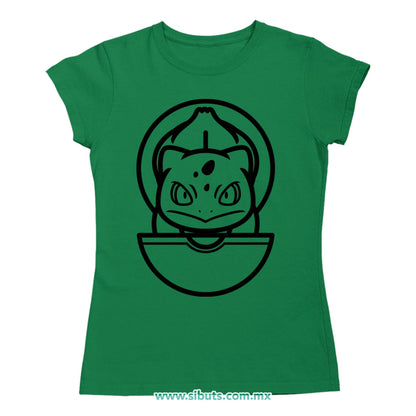Playera Mujer Pokemon Bulbasaur Point