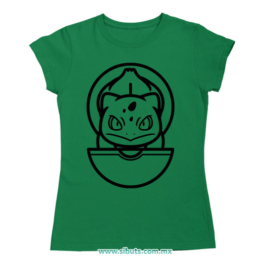 Playera Mujer Pokemon Bulbasaur Point