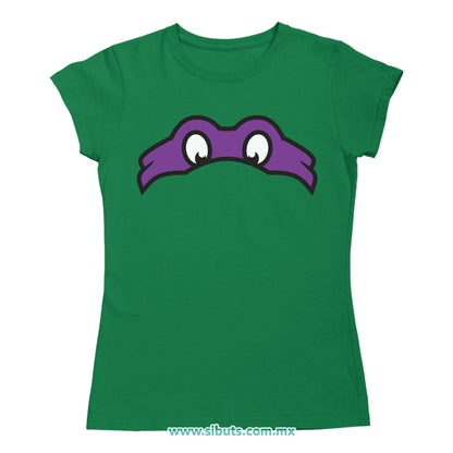 Playera Mujer Tortuga Ninja Donatelo