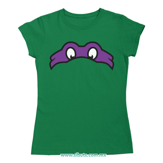 Playera Mujer Tortuga Ninja Donatelo