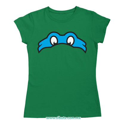 Playera Mujer Tortuga Ninja Leonardo