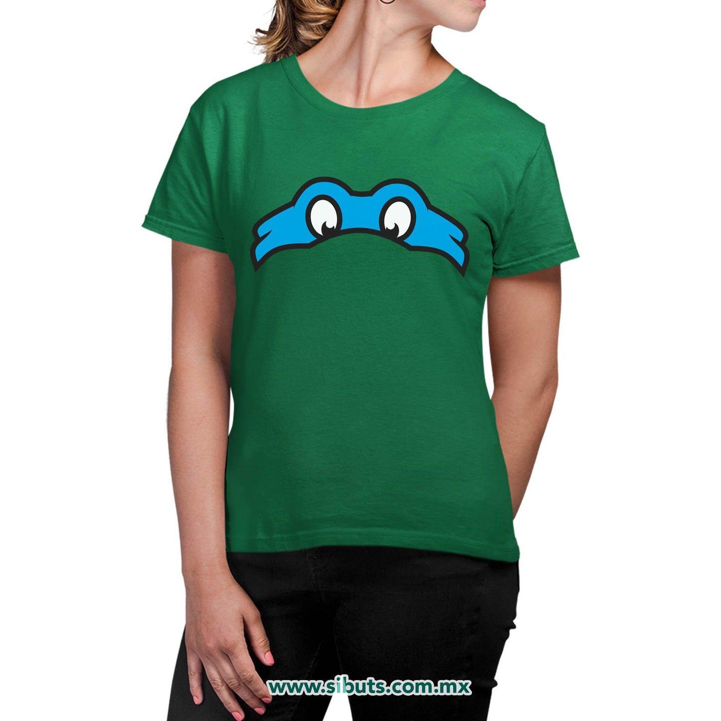Playera Mujer Tortuga Ninja Leonardo