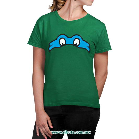 Playera Mujer Tortuga Ninja Leonardo