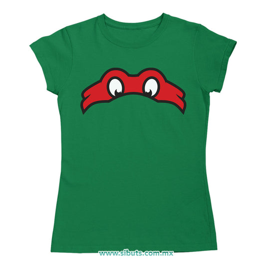 Playera Mujer Tortuga Ninja Rafael