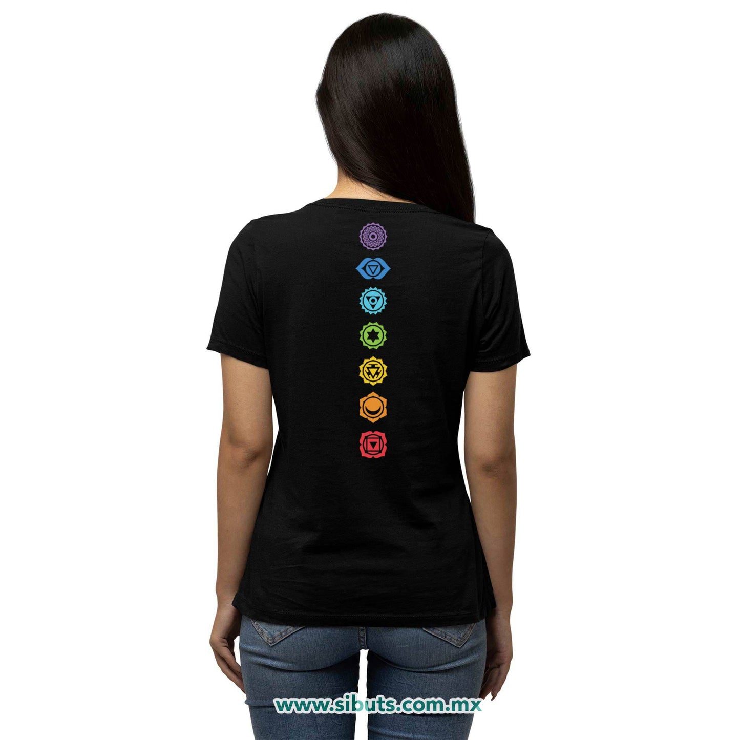 Playera Mujer Namaste Chakras