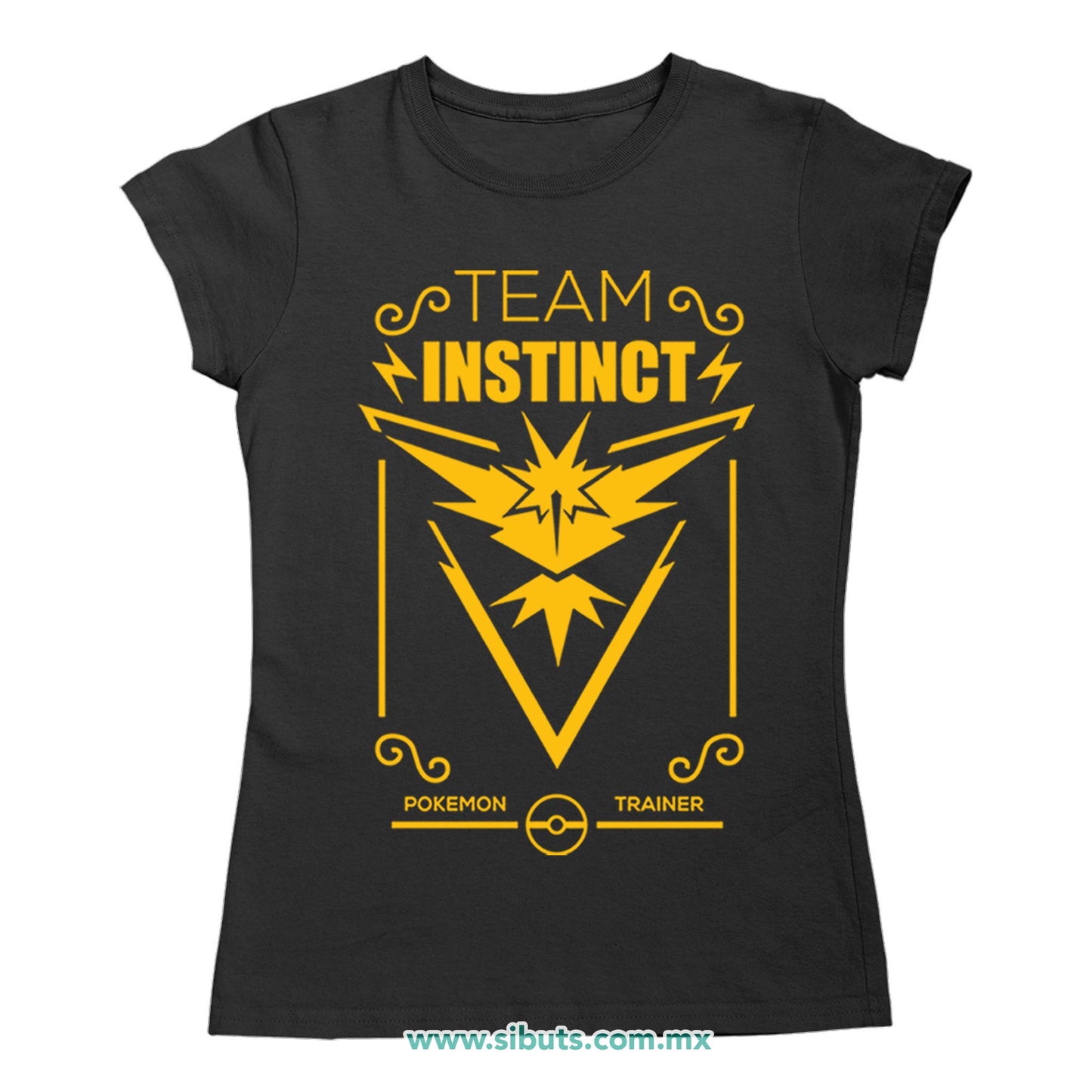 Playera Mujer Pokemon Go Team Instinct
