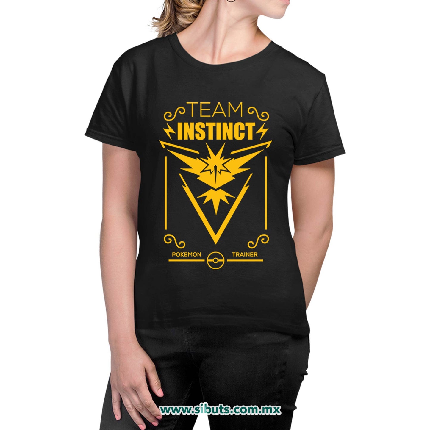 Playera Mujer Pokemon Go Team Instinct