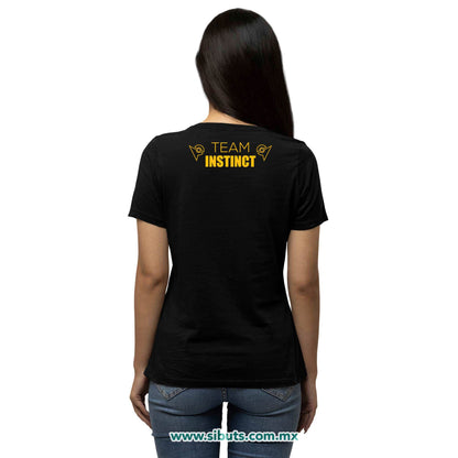 Playera Mujer Pokemon Go Team Instinct