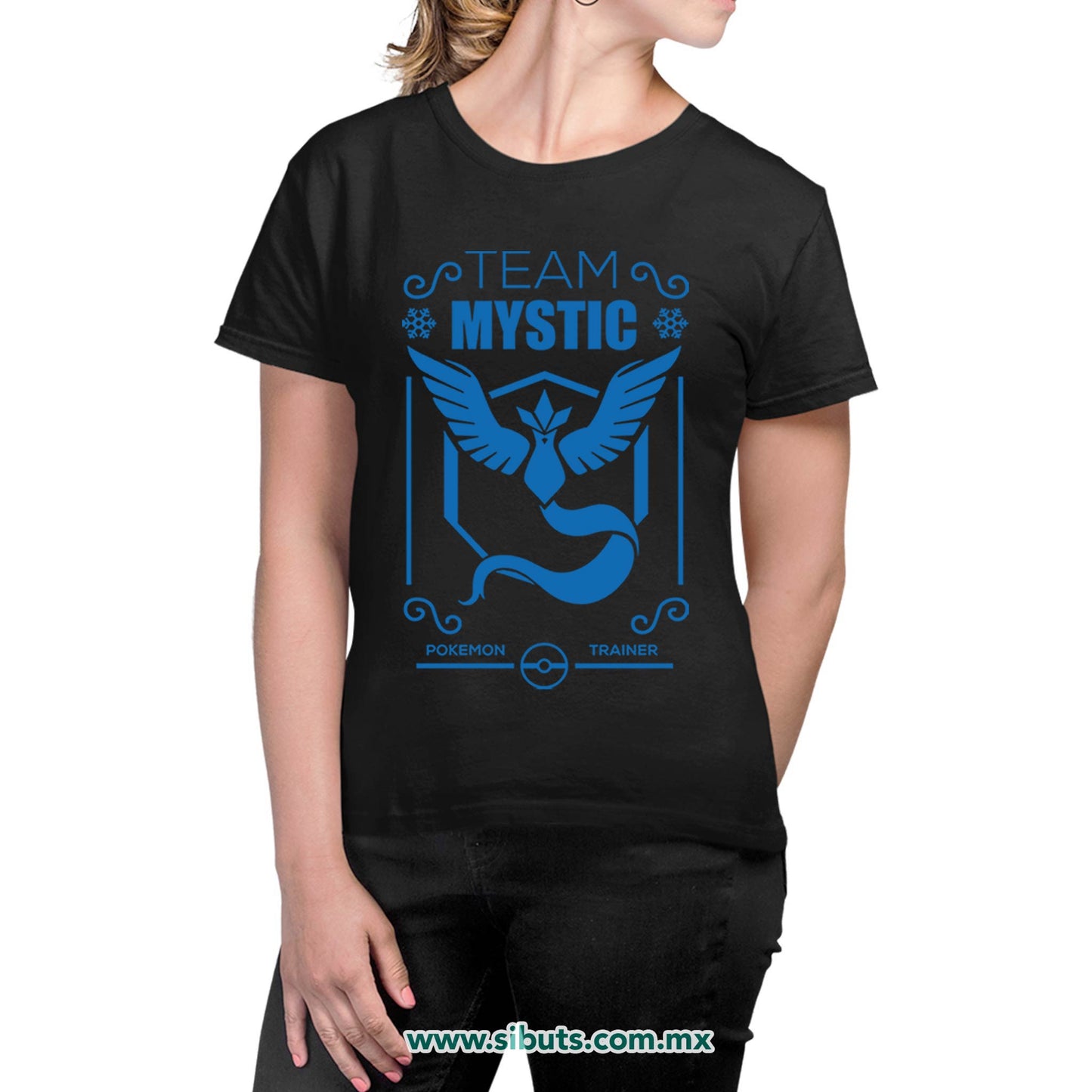 Playera Mujer Pokemon Go Team Mystic