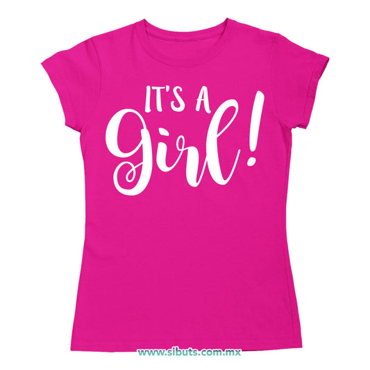 Playera Mujer Sex Reveal It´S A Girl