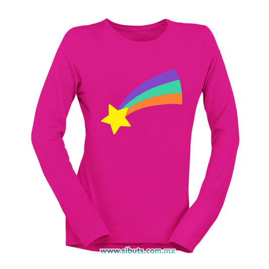 Playera Mujer Manga Larga Gravity Falls Mabel