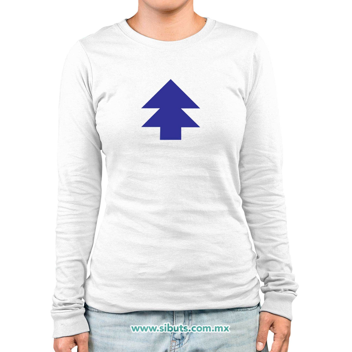 Playera Mujer Manga Larga Gravity Falls Dipper Pino