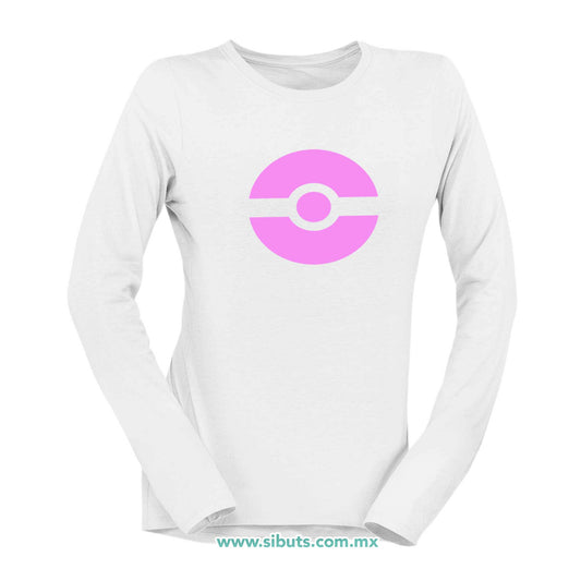 Playera Mujer Manga Larga Pokemon Liza