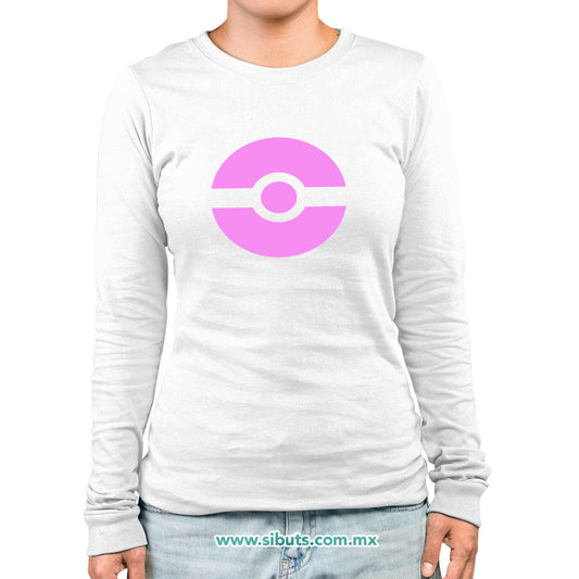 Playera Mujer Manga Larga Pokemon Liza