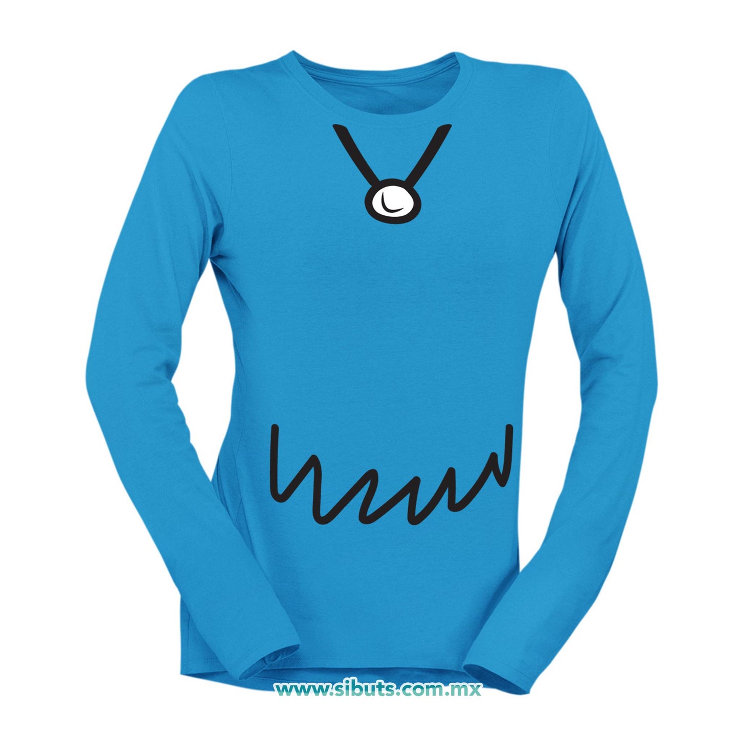 Playera Mujer Manga Larga Betty Picapiedra