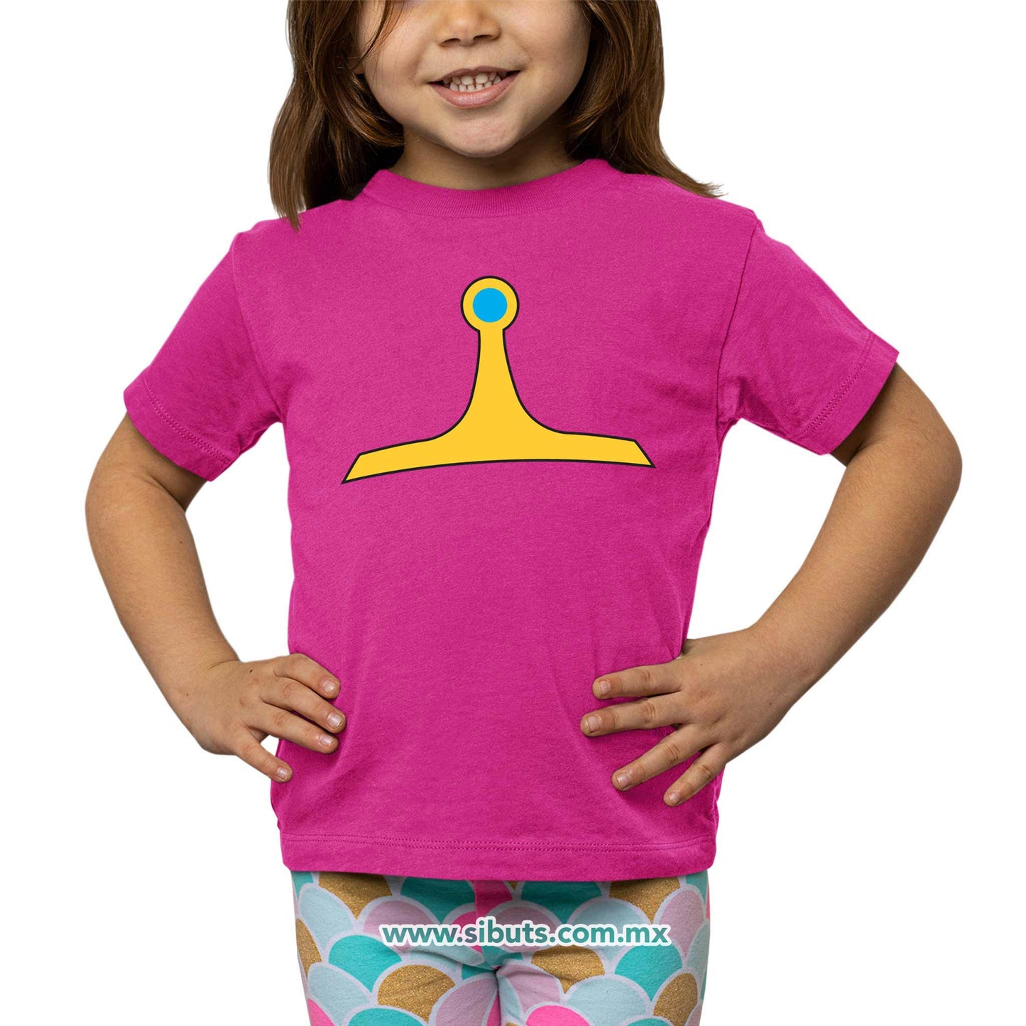Playera NIña Hora Aventura Bubblegum Princess