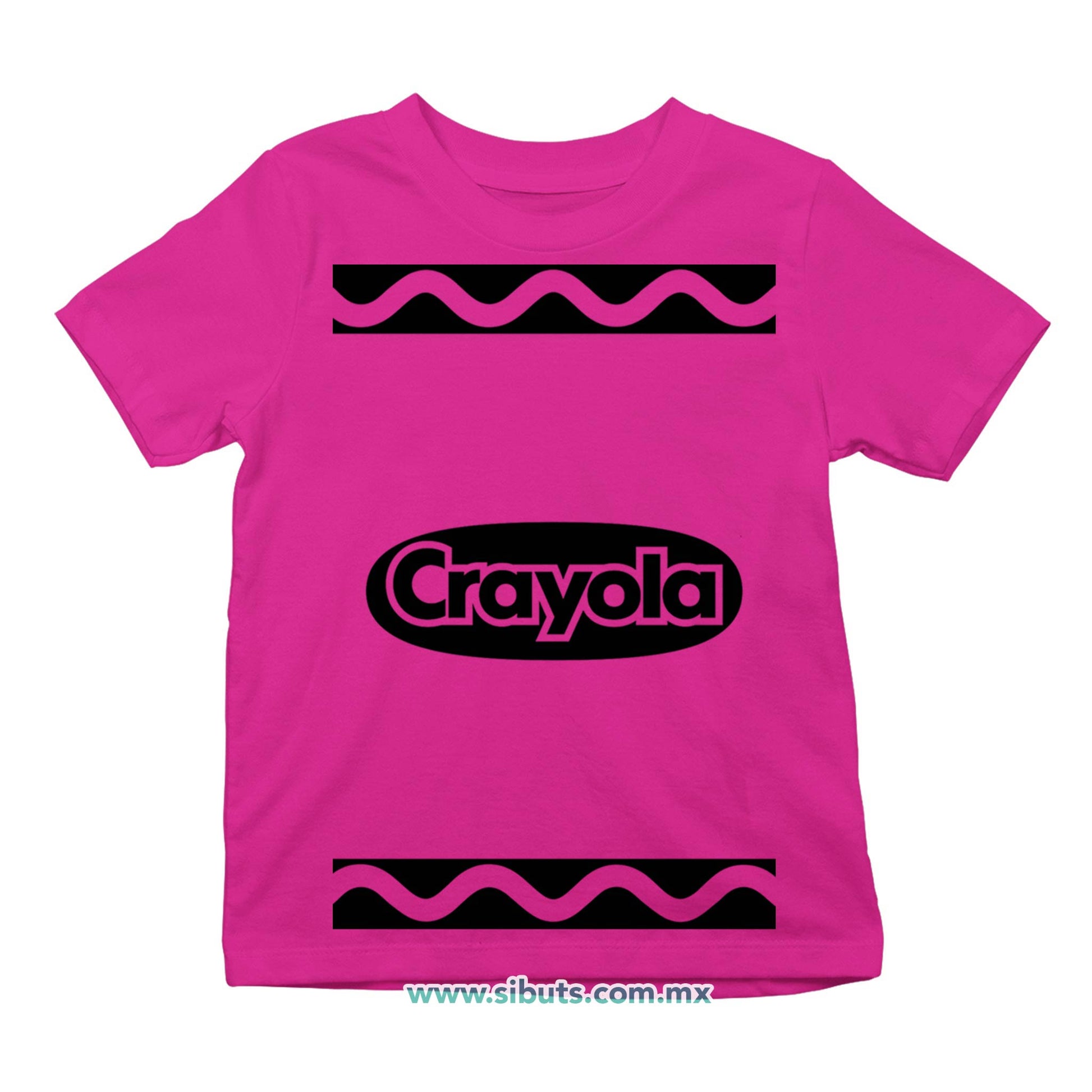 Playera Niña Crayola Fucsia