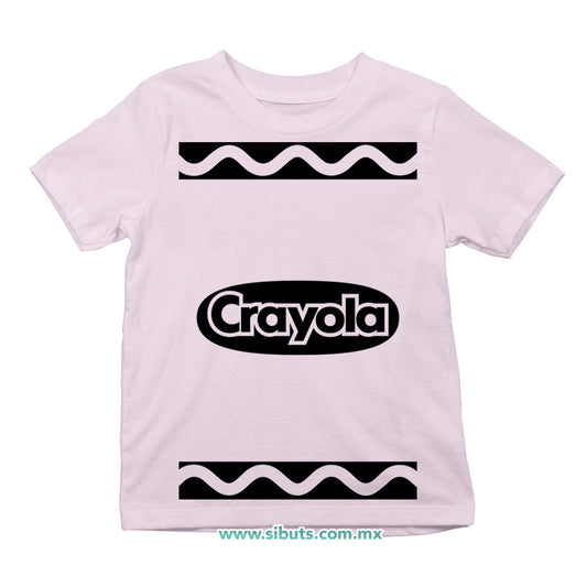 Playera Niña Crayola Rosa