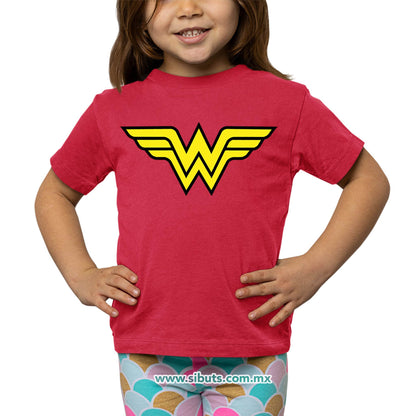 Playera Niña Mujer Maravilla Wonder Woman