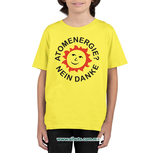 Playera Niño Dark Atomenergie Nein Danke