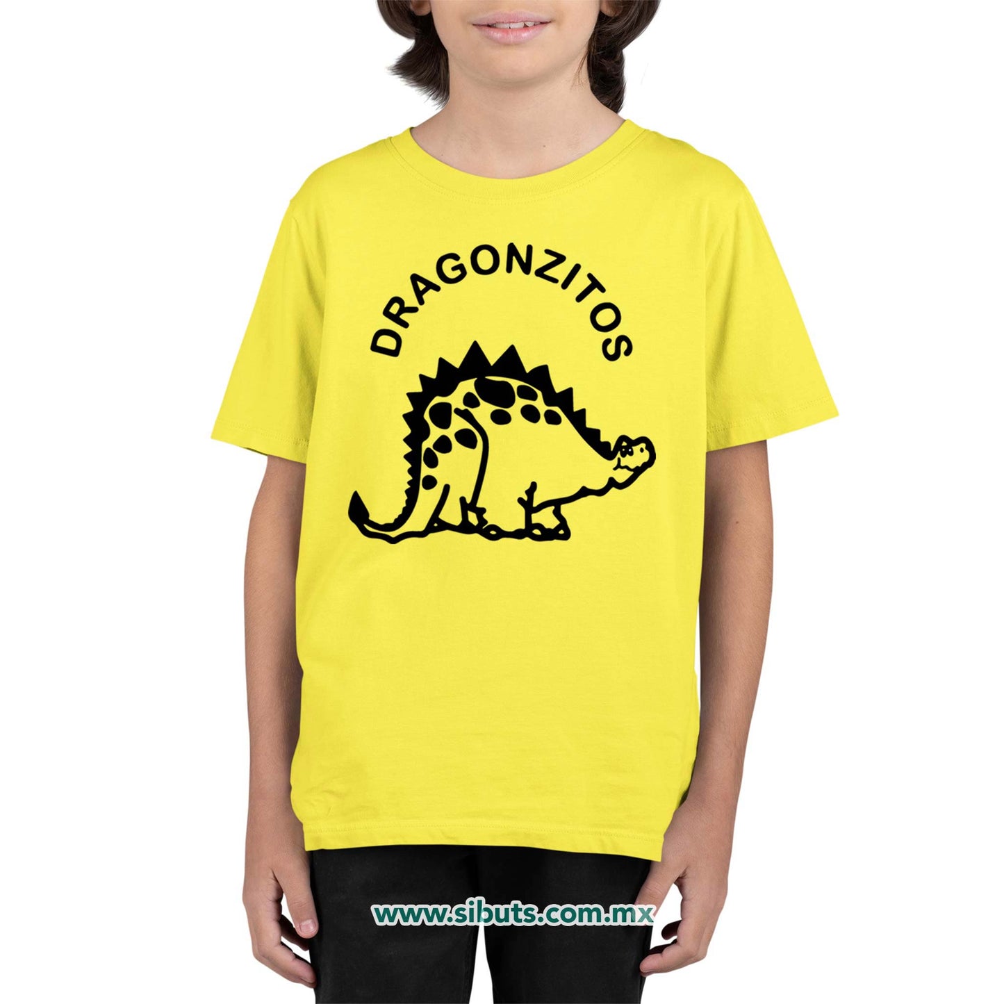 Playera Niño Dulces Dragonzito Amarillo