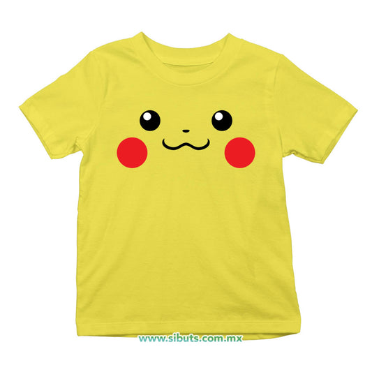 Playera Niño Pokemon Pikachu