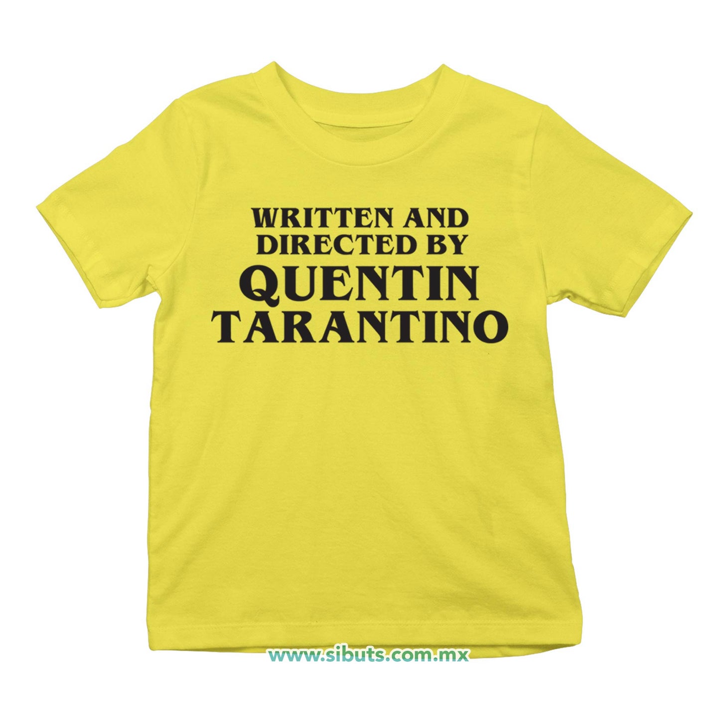 Playera Niño Written And Directed By Quentin Tarantino
