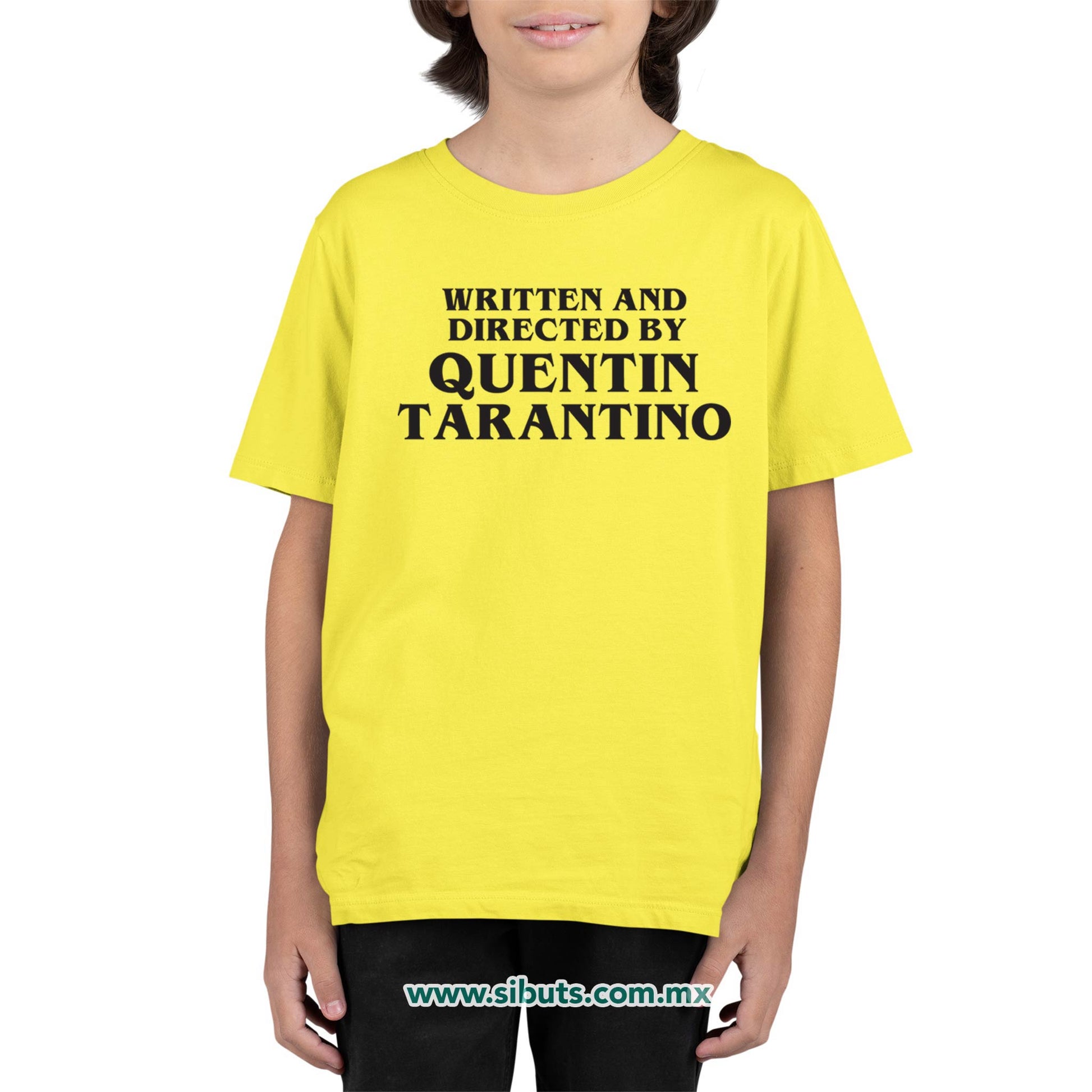 Playera Niño Written And Directed By Quentin Tarantino