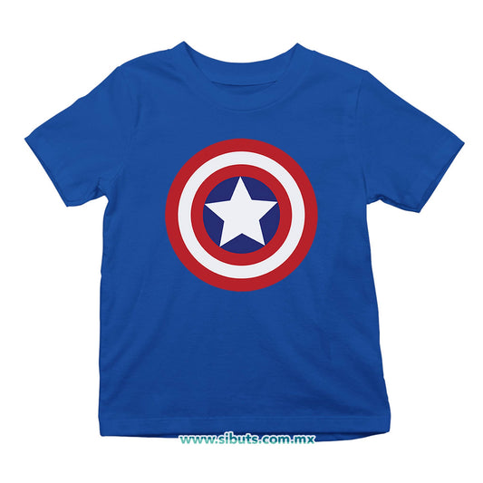 Playera Niño Capitan America